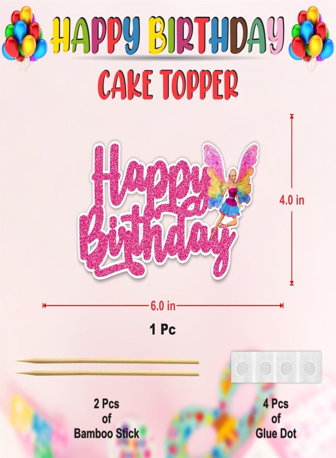 Seyal® Barbe Happy Birthday Cake Topper - Image 2